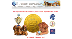 Desktop Screenshot of dresden.cacib-ausstellungen.de